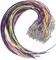 100Pcs Necklace Cord String with Clasp Bulk and Bracelet, Multicolor